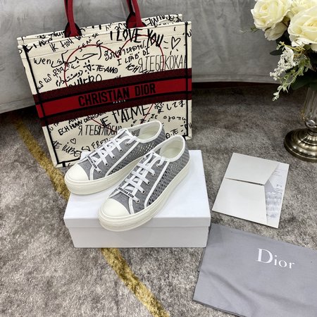 Dior Casual shoes canvas shoes embroidered wisps