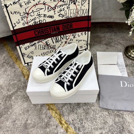 Dior Casual shoes canvas shoes embroidered wisps