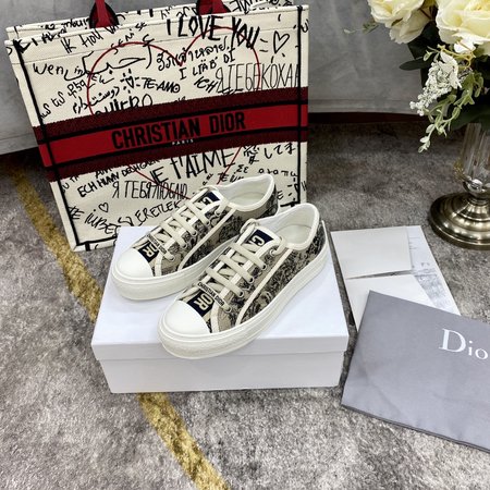 Dior Casual shoes canvas shoes embroidered wisps