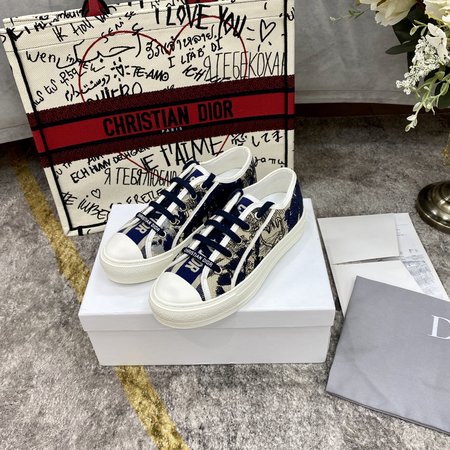 Dior Casual shoes canvas shoes embroidered wisps