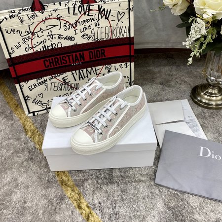 Dior Casual shoes canvas shoes embroidered wisps