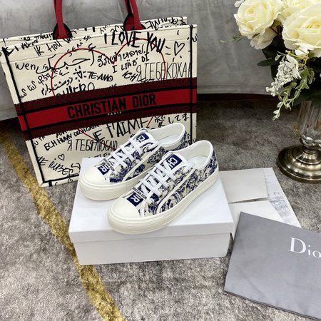 Dior Casual shoes canvas shoes embroidered wisps