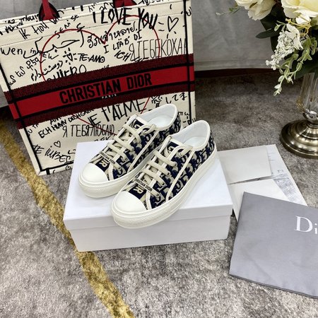 Dior Casual shoes canvas shoes embroidered wisps