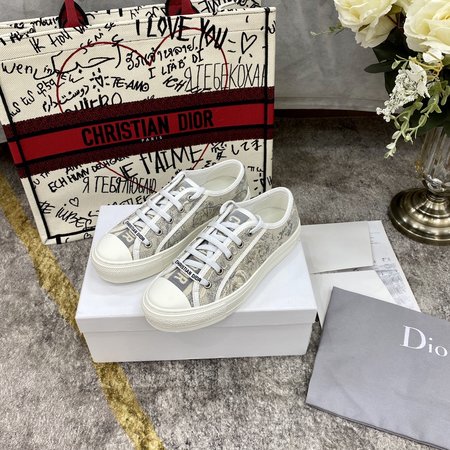 Dior Casual shoes canvas shoes embroidered wisps