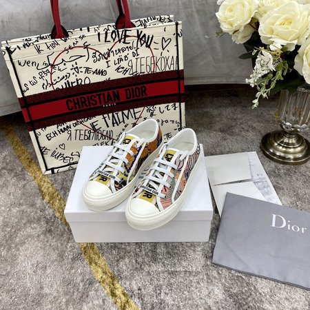 Dior Casual shoes canvas shoes embroidered wisps