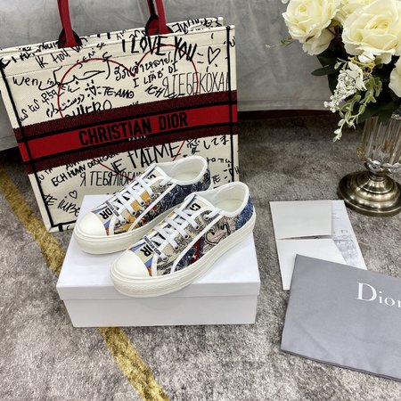 Dior Casual shoes canvas shoes embroidered wisps