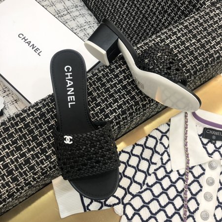 Chanel Slippers woven upper