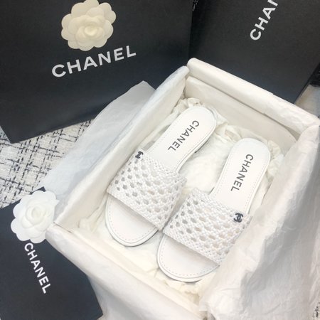 Chanel Slippers woven upper