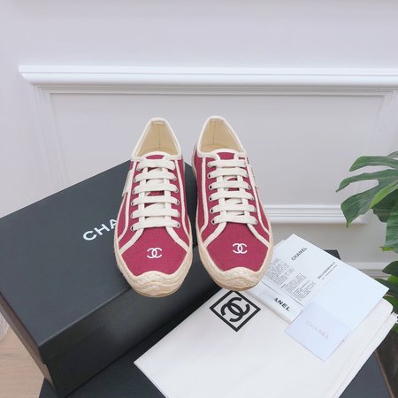 Chanel Espadrilles canvas shoes