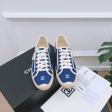 Chanel Espadrilles canvas shoes