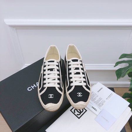 Chanel Espadrilles canvas shoes