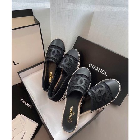 Chanel Cutout Espadrilles slippers