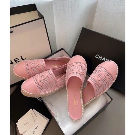 Chanel Cutout Espadrilles slippers