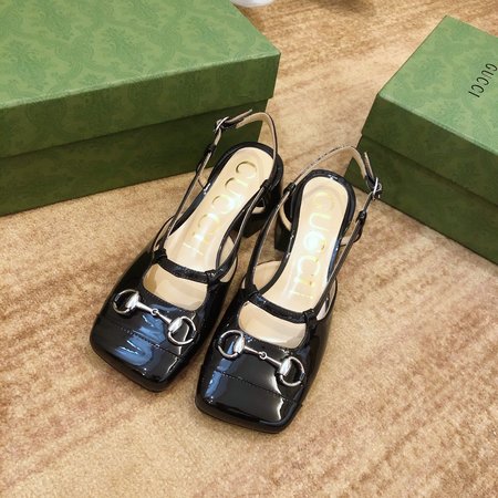 Gucci Patent leather square toe women s shoes