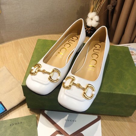 Gucci Sheepskin square toe women s shoes