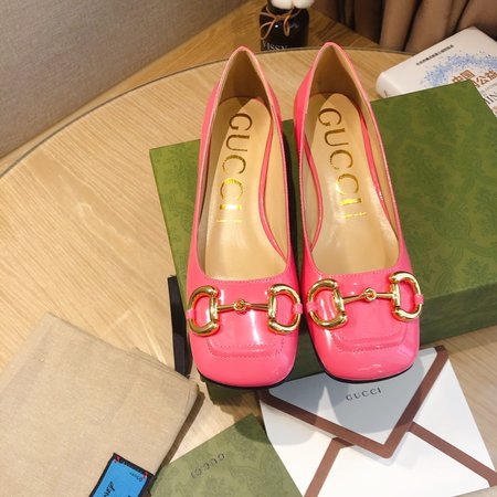 Gucci Patent leather square toe women s shoes