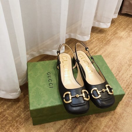 Gucci Patent leather square toe women s shoes