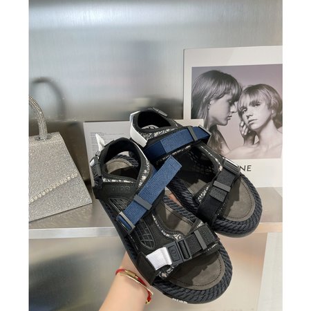 Dior Hemp rope platform sandals sole thickness 3.7cm