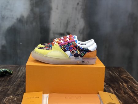 Louis Vuitton Totem Print LOGO Skateboard Shoes Casual Shoes