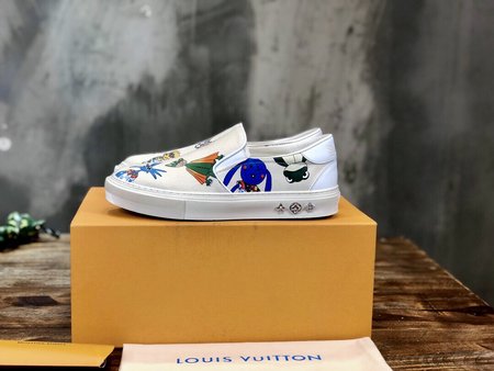 Louis Vuitton Totem Print LOGO Skateboard Shoes Casual Shoes