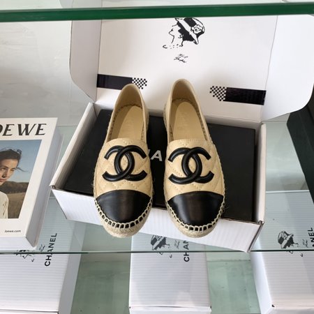 Chanel Espadrilles shoes hand-woven sheepskin lining