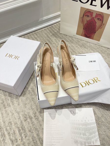 Dior Logo Strap Heels