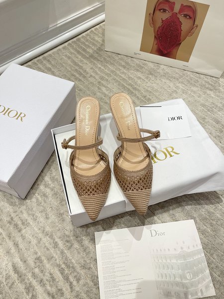 Dior Logo Strap Heels