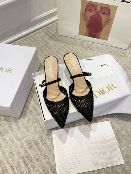 Dior Logo Strap Heels