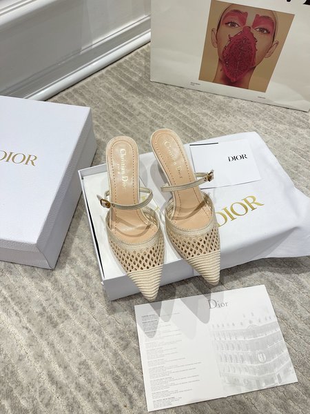 Dior Logo Strap Heels