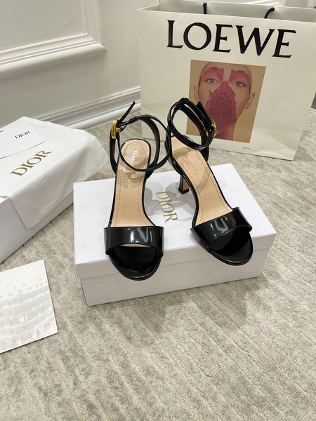 Dior Logo Strap Heels