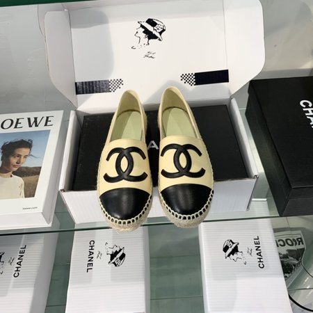 Chanel Espadrilles shoes hand-woven sheepskin lining