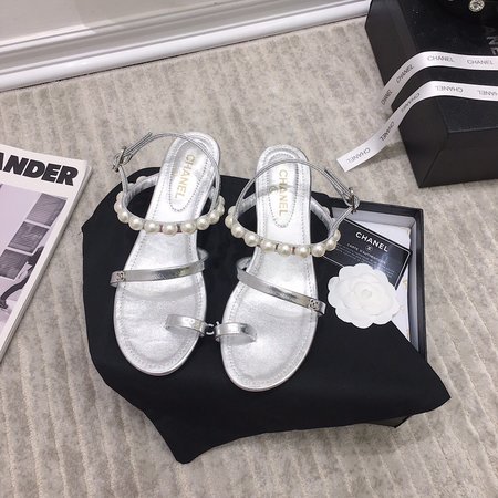 Chanel Pearl sandals and slippers