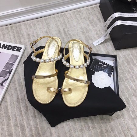 Chanel Pearl sandals and slippers