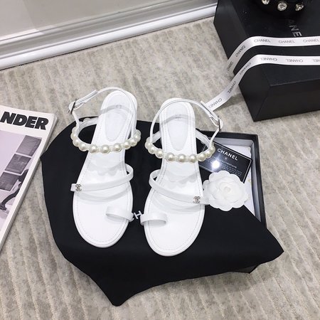 Chanel Pearl sandals and slippers