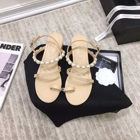 Chanel Pearl sandals and slippers