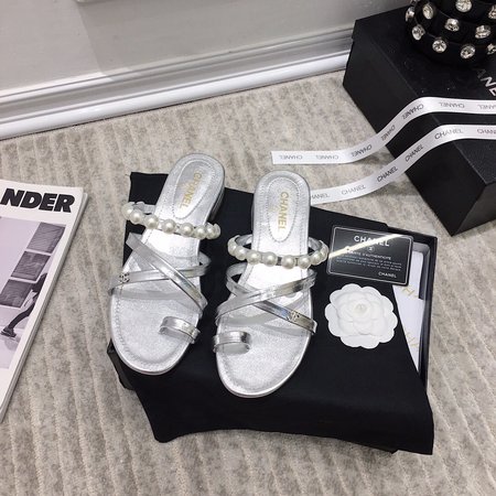 Chanel Pearl sandals and slippers