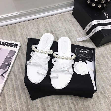 Chanel Pearl sandals and slippers