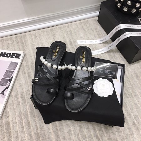 Chanel Pearl sandals and slippers