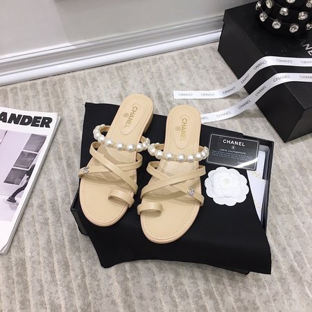 Chanel Pearl sandals and slippers