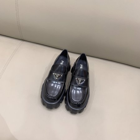 Prada platform loafers