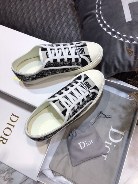 Dior Imported lambskin woven fabric casual shoes