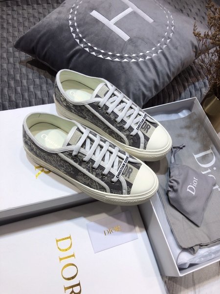 Dior Imported lambskin woven fabric casual shoes