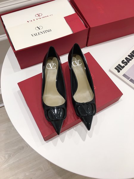 Valentino Big V buckle women s shoes