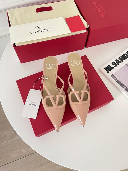 Valentino buckle slippers