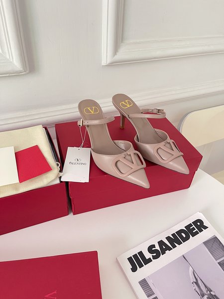 Valentino buckle slippers