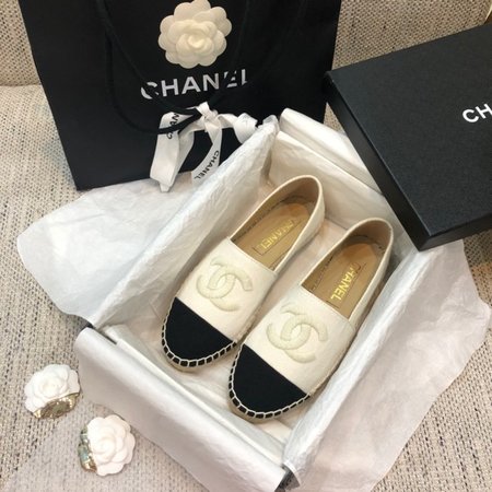 Chanel Hemp rope woven slippers