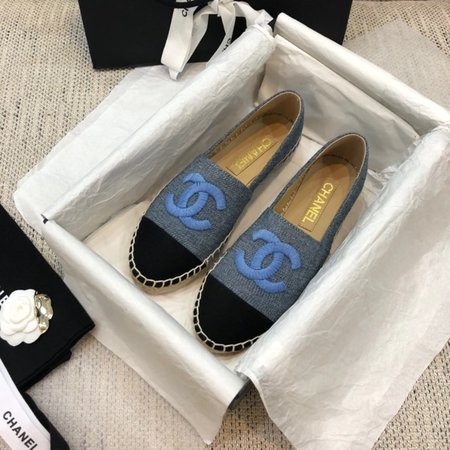 Chanel Hemp rope woven slippers