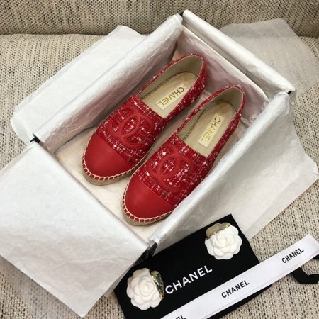 Chanel Hemp rope woven slippers