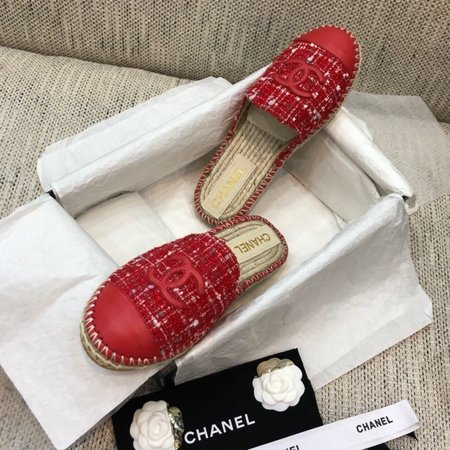 Chanel Hemp rope woven slippers