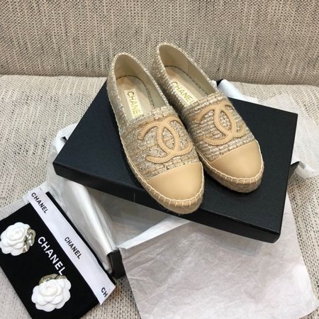 Chanel Hemp rope woven slippers